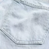 Høytaljede, slanke, rette cropped-Jeans i 90-tallsstil