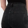 Høytaljede, slanke, rette cropped-Jeans i 90-tallsstil