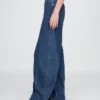 Høytaljede strikkede «Horseshoe»-Jeans