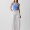Høytaljede, ultramyke «Horseshoe»-Jeans med belte