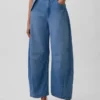Høytaljede, ultramyke «Horseshoe»-Jeans med belte