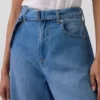 Høytaljede, ultramyke «Horseshoe»-Jeans med belte