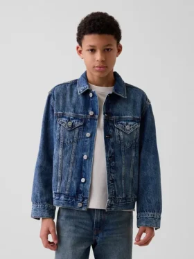 Ikonisk denimjakke for barn