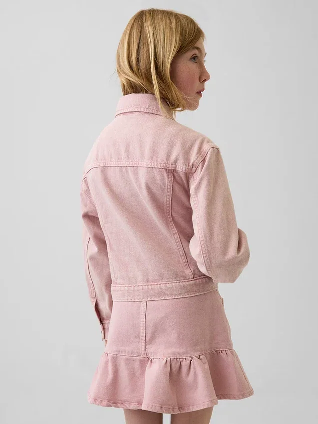 Ikonisk denimjakke for barn