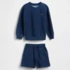 Indigo-frotté-sett for Baby og Småbarn