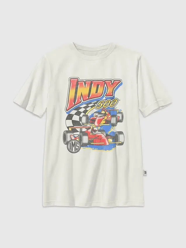 Indy 500 Swoosh-T-skjorte for barn