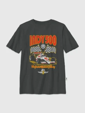 Indy 500-T-skjorte med grafikk for barn
