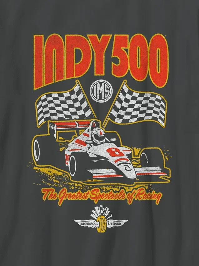 Indy 500-T-skjorte med grafikk for barn