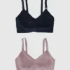 Ingrid and Isabel Basics Sømløs 2-i-1 amme- og pumpebh for mammaklær, 2-pakning