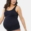Ingrid and Isabel Basics Sømløs Cami med mageunderstøttelse for mammaklær, 2-pak