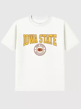 Iowa State University Collegiate Seal mørk grafisk T-skjorte