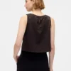 Jacquard-tanktop med kort snitt