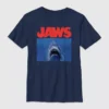 Jaws-T-skjorte med hai-motiv for barn