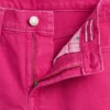 Jeans for barn med høy midje, vid benvidde og ankelhøyde
