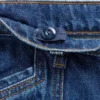 Jeans for barn med høy midje, vid benvidde og ankelhøyde