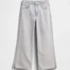 Jeans for barn med lav midje, bred benvidde