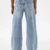 Jeans for barn med lav midje, bred benvidde