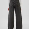Jeans for barn med lav midje, bred benvidde