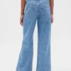 Jeans for barn med lav midje, bred benvidde