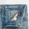 Jeans for barn med lav midje, bred benvidde