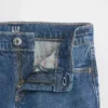 Jeans for barn med lav midje og avslappet, rett passform