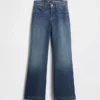 Jeans for barn med lav midje og avslappet utsvunget ben