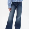 Jeans for barn med lav midje og avslappet utsvunget ben