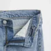 Jeans for barn med lav midje og avslappet utsvunget ben