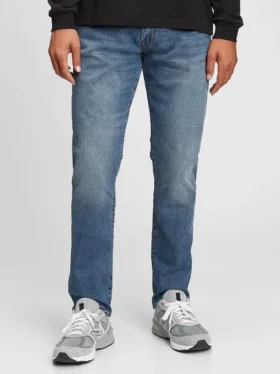 Jeans med atletisk, avsmalnende passform