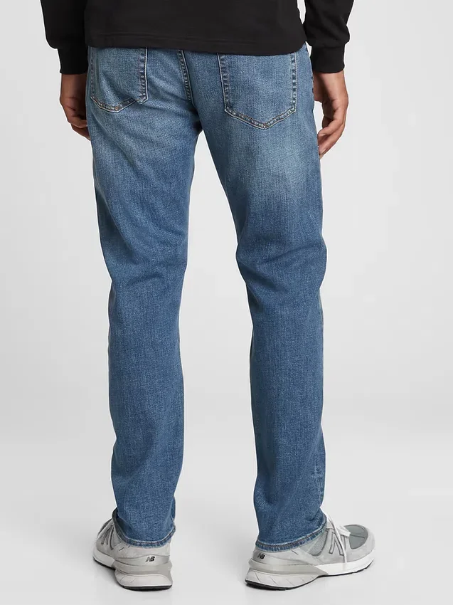 Jeans med atletisk, avsmalnende passform