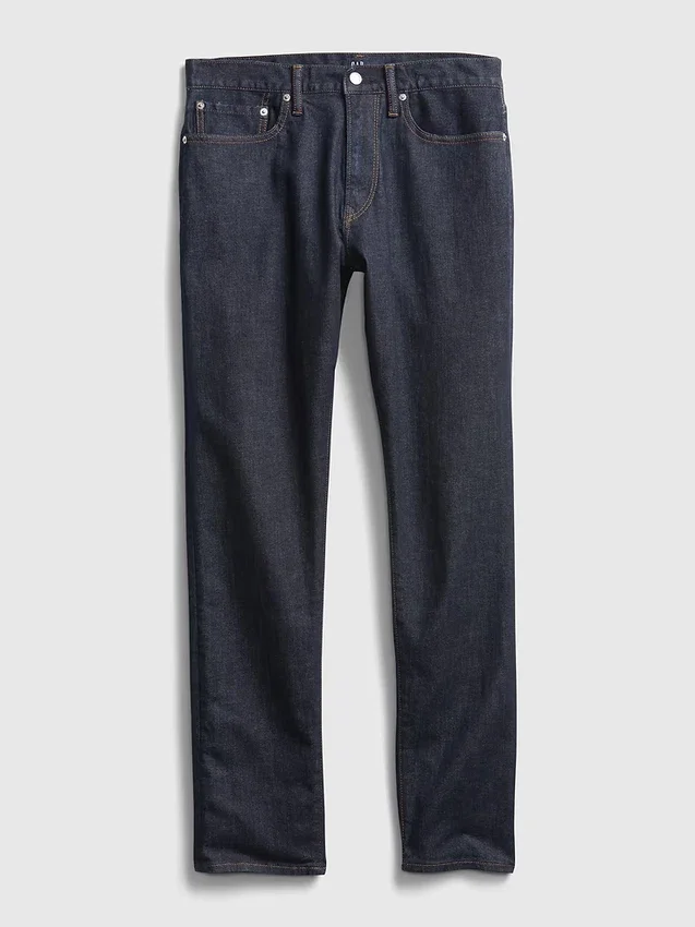 Jeans med atletisk, avsmalnende passform