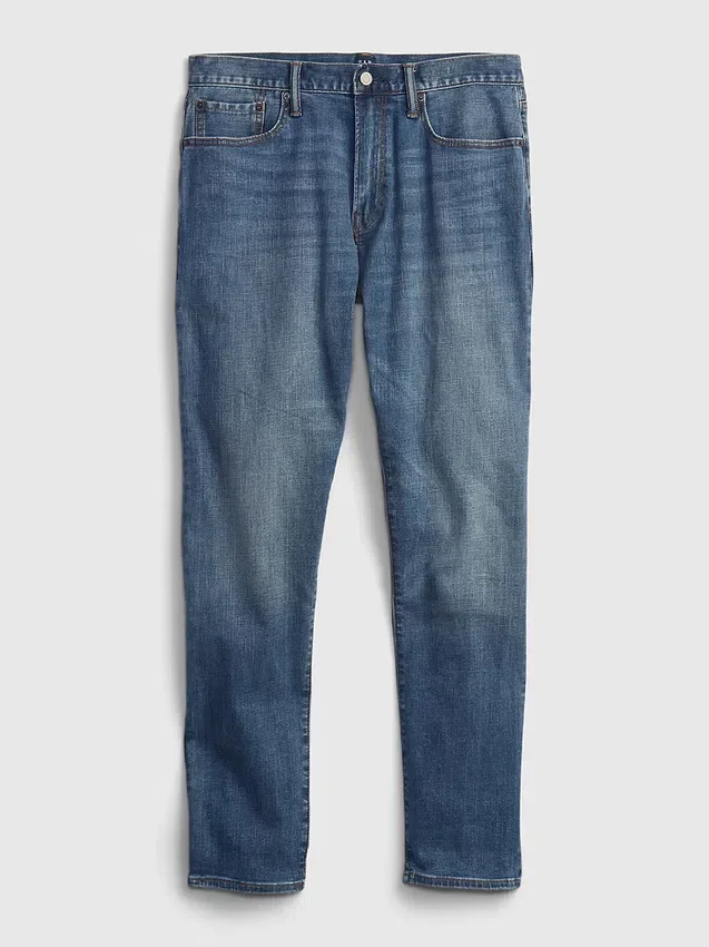 Jeans med atletisk, avsmalnende passform