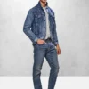 Jeans med atletisk, avsmalnende passform