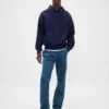 Jeans med avslappet, rett passform