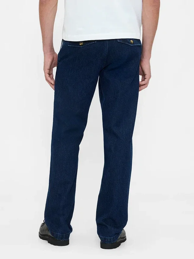 Jeans med avslappet, rett passform