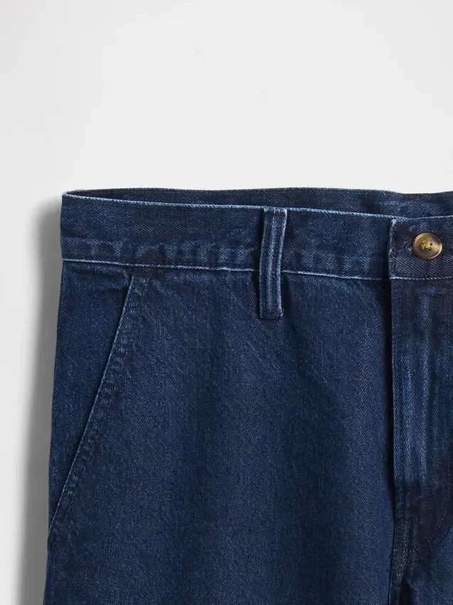 Jeans med avslappet, rett passform