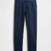 Jeans med avslappet, rett passform