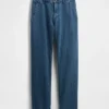 Jeans med avslappet, rett passform