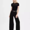 Jeans med ekstra høy midje og vid benbredde