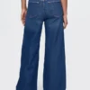 Jeans med ekstra høy midje og vid benbredde