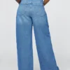 Jeans med ekstra høy midje og vid benbredde