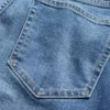 Jeans med høy midje og avslappet, utvidet ben