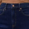 Jeans med høy midje og avslappet, utvidet ben