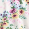 Jeans med høy midje og blomstermønster