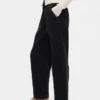 Jeans med høy midje og bred benform