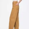 Jeans med høy midje og bred benform
