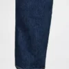 Jeans med høy midje og bred benform