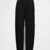 Jeans med høy midje og bred benform