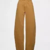 Jeans med høy midje og bred benform