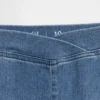 Jeans med høy midje og kryssende ben for barn